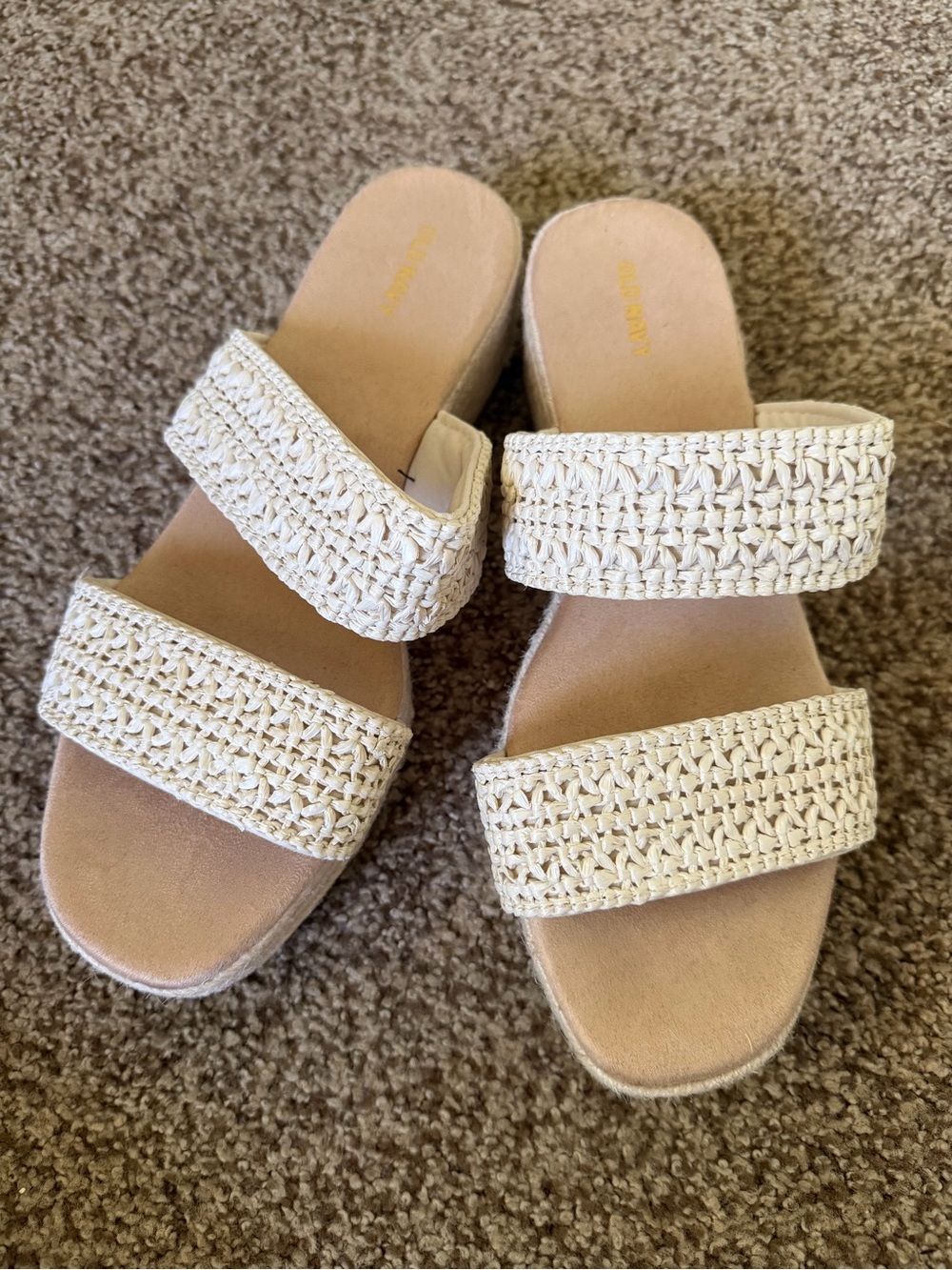 Old Navy Women's Double-Strap Espadrille Slides
